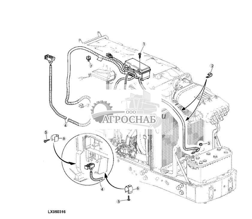 ЖГУТ ЭЛЕКТРОПРОВОДКИ ИСТОЧНИКА ПИТАНИЯ 